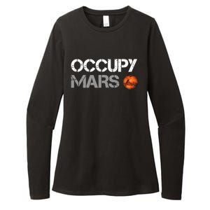 Occupy Mars Womens CVC Long Sleeve Shirt