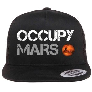 Occupy Mars Flat Bill Trucker Hat