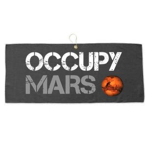 Occupy Mars Large Microfiber Waffle Golf Towel