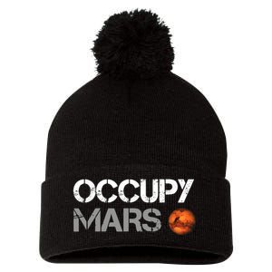 Occupy Mars Pom Pom 12in Knit Beanie