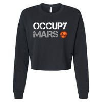 Occupy Mars Cropped Pullover Crew