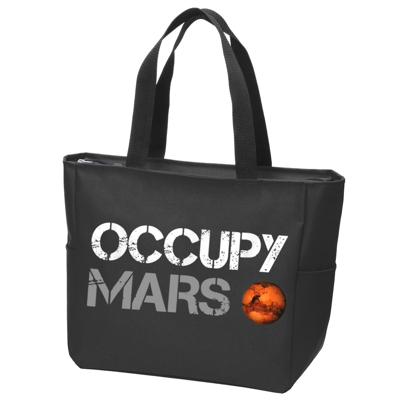 Occupy Mars Zip Tote Bag