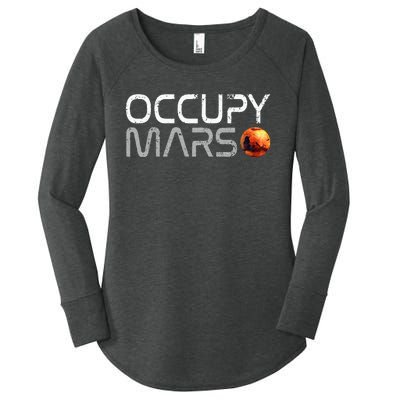 Occupy Mars Women's Perfect Tri Tunic Long Sleeve Shirt