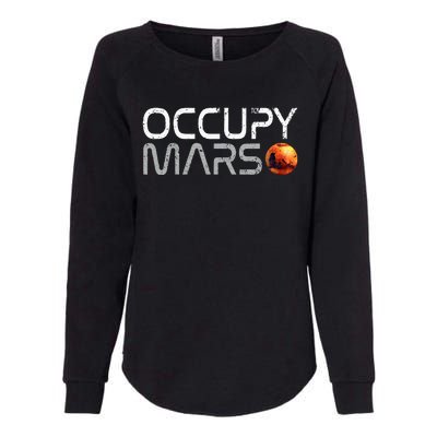 Occupy Mars Womens California Wash Sweatshirt