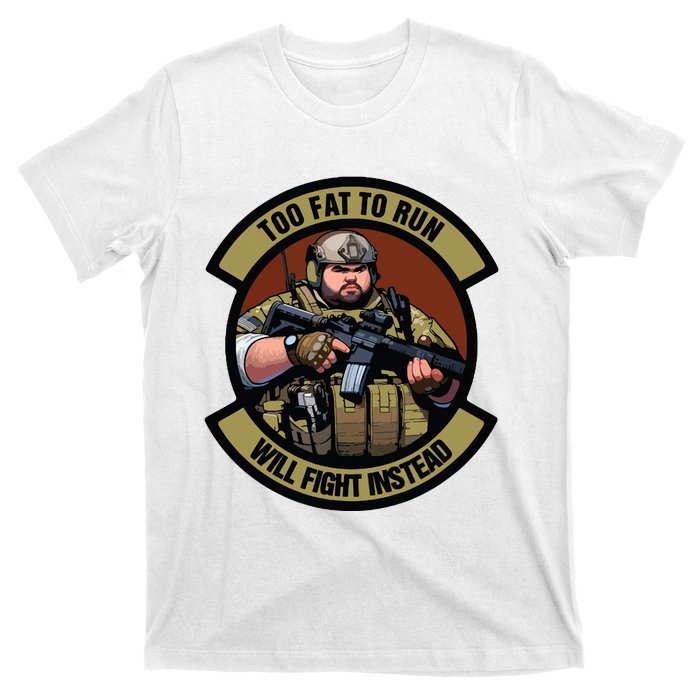 Overweight Military T-Shirt