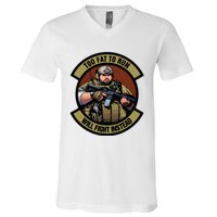 Overweight Military V-Neck T-Shirt