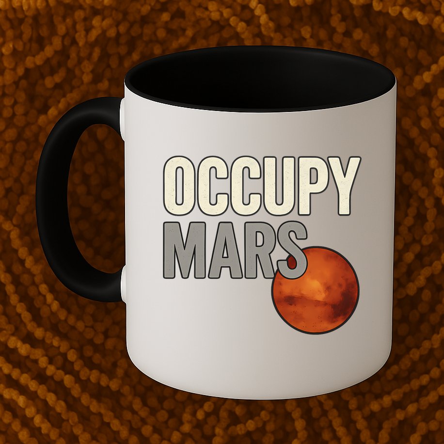 Occupy Mars Mug