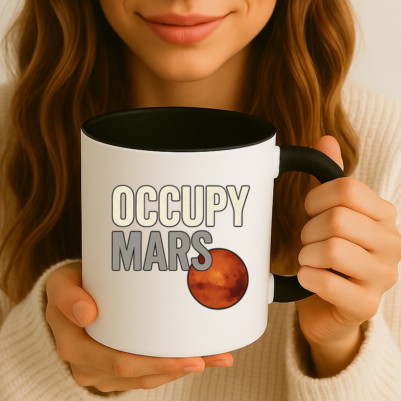 Occupy Mars Mug