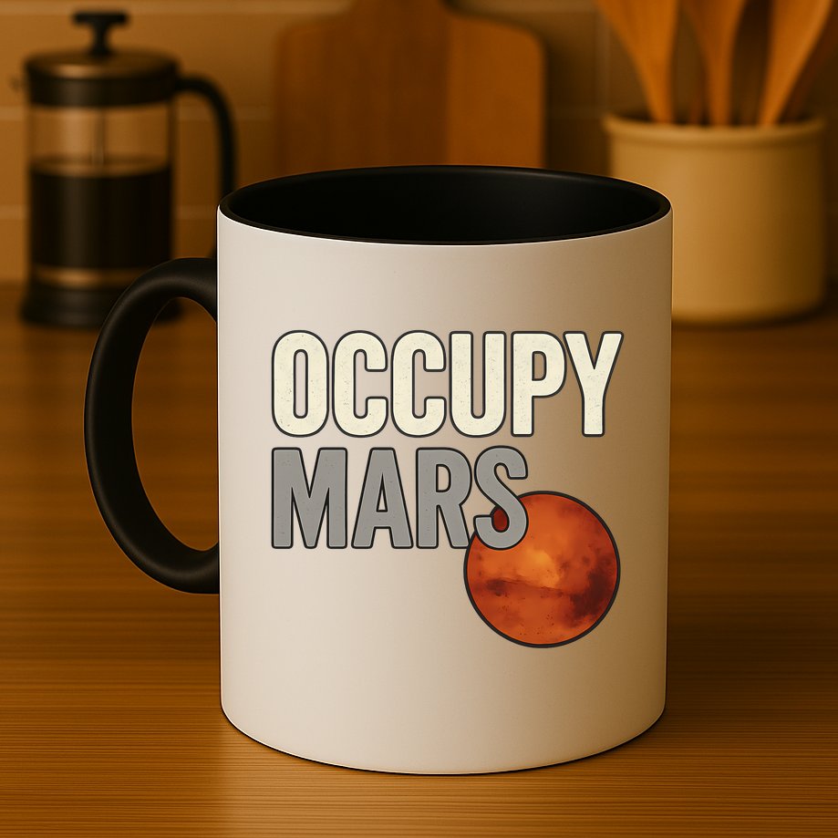 Occupy Mars Mug