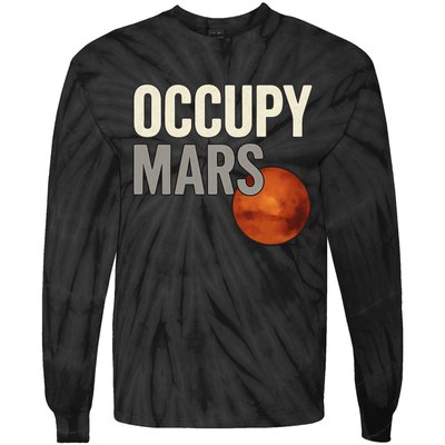 Occupy Mars Tie-Dye Long Sleeve Shirt