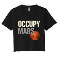 Occupy Mars Women's Crop Top Tee