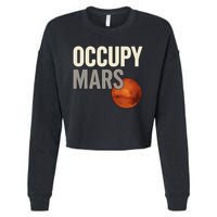 Occupy Mars Cropped Pullover Crew