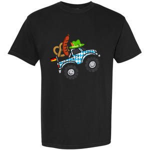 Oktoberfest Monstertruck Oktoberfest Costume Garment-Dyed Heavyweight T-Shirt