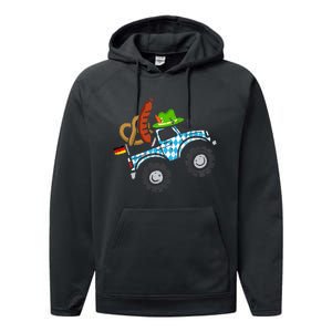 Oktoberfest Monstertruck Oktoberfest Costume Performance Fleece Hoodie