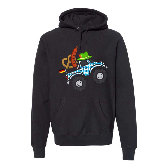 Oktoberfest Monstertruck Oktoberfest Costume Premium Hoodie