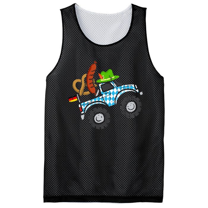 Oktoberfest Monstertruck Oktoberfest Costume Mesh Reversible Basketball Jersey Tank