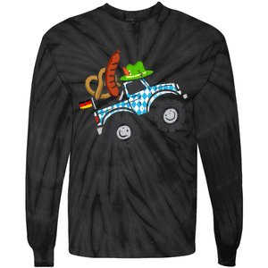 Oktoberfest Monstertruck Oktoberfest Costume Tie-Dye Long Sleeve Shirt