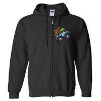 Oktoberfest Monstertruck Oktoberfest Costume Full Zip Hoodie