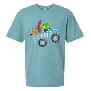 Oktoberfest Monstertruck Oktoberfest Costume Sueded Cloud Jersey T-Shirt