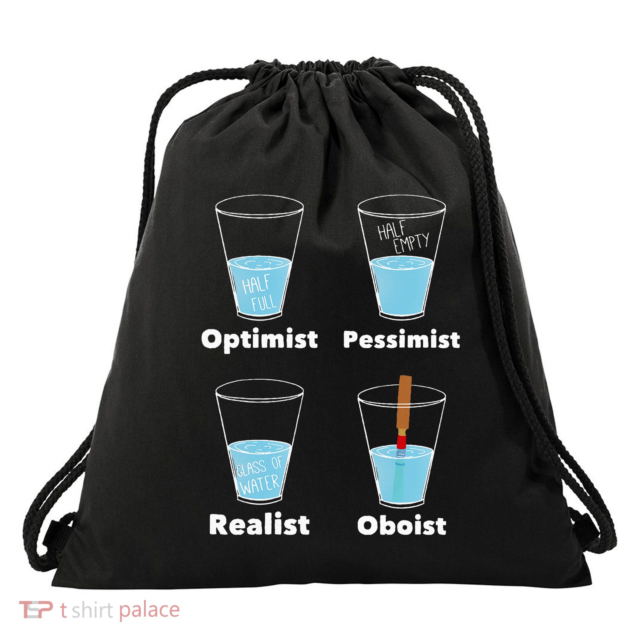 Oboist Music Orchestra Drawstring Bag