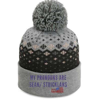 Official My Pronouns Are Sean Strickland Ufc293 The Baniff Cuffed Pom Beanie