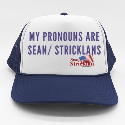 Official My Pronouns Are Sean Strickland Ufc293 Trucker Hat