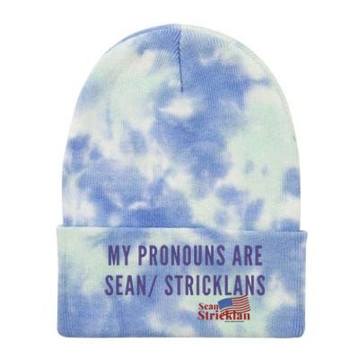 Official My Pronouns Are Sean Strickland Ufc293 Tie Dye 12in Knit Beanie