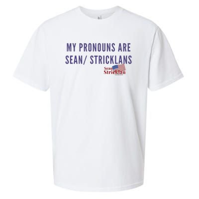 Official My Pronouns Are Sean Strickland Ufc293 Sueded Cloud Jersey T-Shirt