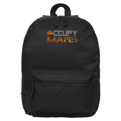 Occupy Mars Planet Space Exploration Astronomy 16 in Basic Backpack