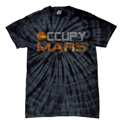 Occupy Mars Planet Space Exploration Astronomy Tie-Dye T-Shirt