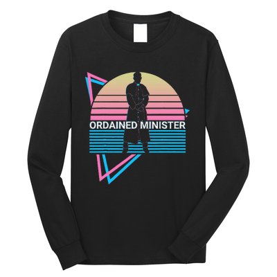 Ordained Minister Retro Long Sleeve Shirt