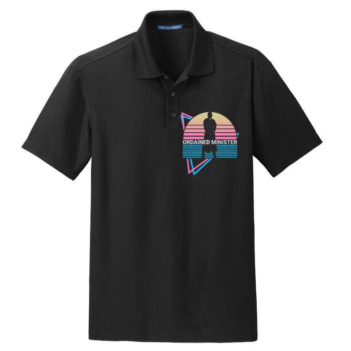 Ordained Minister Retro Dry Zone Grid Polo