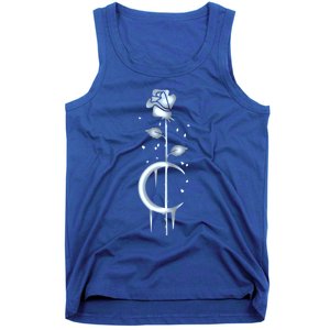 Occult Moon Rose Luna Witchcraft Witch Gothic Gift Tank Top