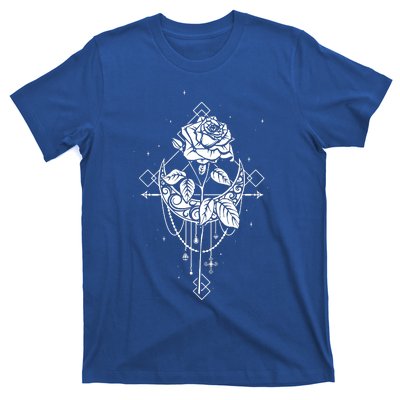 Occult Moon Rose Gothic Witch Wicca T-Shirt