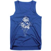 Occult Moon Rose Gothic Witch Wicca Tank Top