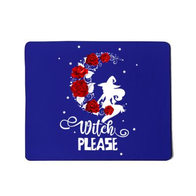 Occult Moon Roses Pagan Wicca Witch Please Gift Mousepad