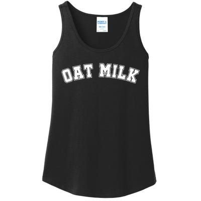 Oat Milk Retro Sports Arch Ladies Essential Tank