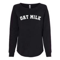 Oat Milk Retro Sports Arch Womens California Wash Sweatshirt