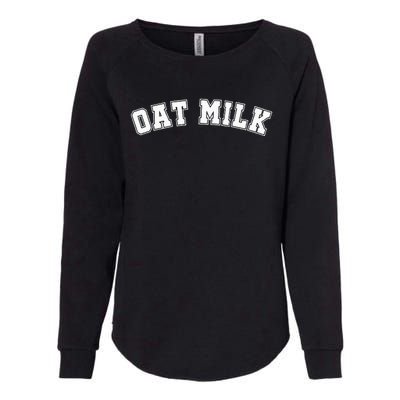 Oat Milk Retro Sports Arch Womens California Wash Sweatshirt