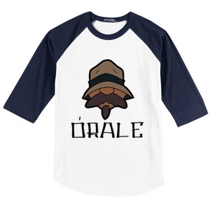 Orale Mexican Slang Chicano Pride Baseball Sleeve Shirt