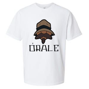 Orale Mexican Slang Chicano Pride Sueded Cloud Jersey T-Shirt