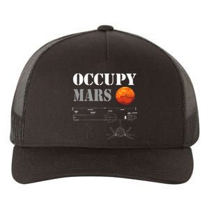 Occupy Mars Starship Rocket Yupoong Adult 5-Panel Trucker Hat