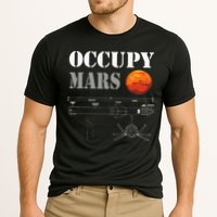 Occupy Mars Starship Rocket Cooling Performance Crew T-Shirt