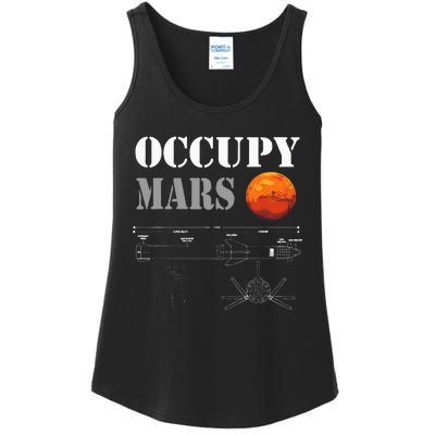 Occupy Mars Starship Rocket Ladies Essential Tank