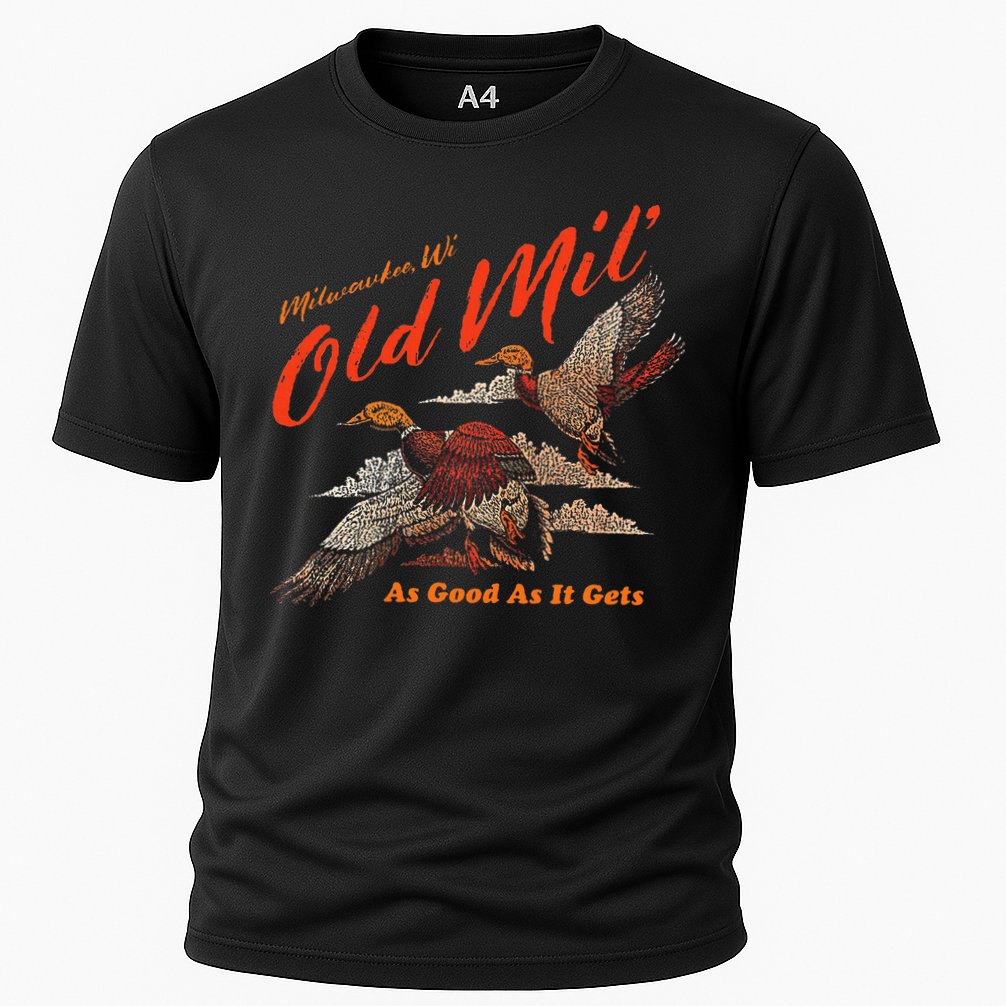Old Milwaukee Style Old Mil Ducks Cooling Performance Crew T-Shirt