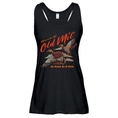 Old Milwaukee Style Old Mil Ducks Ladies Essential Flowy Tank