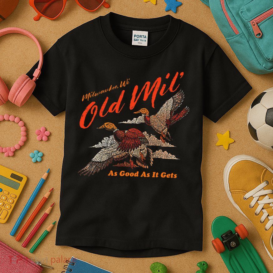 Old Milwaukee Style Old Mil Ducks Kids T-Shirt
