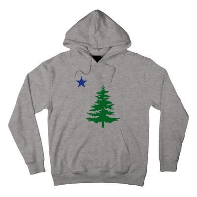 Old Maine State Flag 1901 Pine Tree Star Tall Hoodie