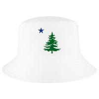 Old Maine State Flag 1901 Pine Tree Star Cool Comfort Performance Bucket Hat