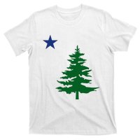 Old Maine State Flag 1901 Pine Tree Star T-Shirt